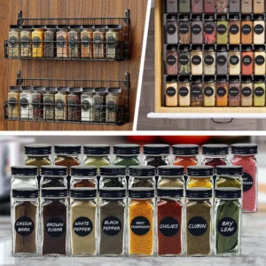 120ML Seasoning Glass Condiment Jars