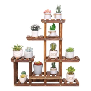 Indoor/Outdoor Wood Plant Pot Stand Holder